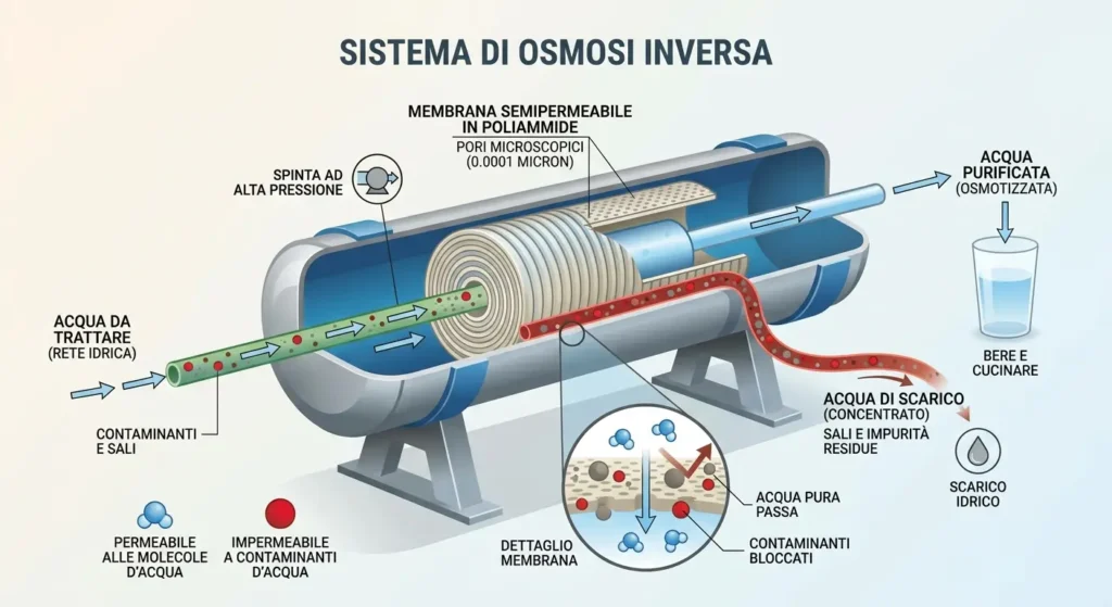 osmosi inversa come funziona depuratori italia